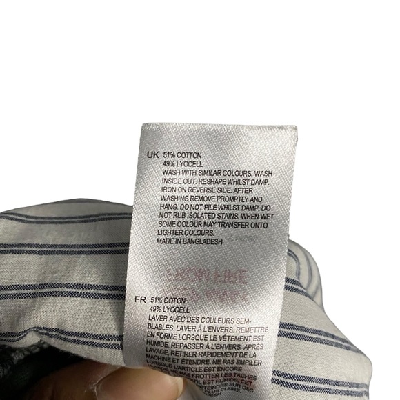 White Stuff Women's Green High Waisted Wide Leg Pants - Picture 5 of 8